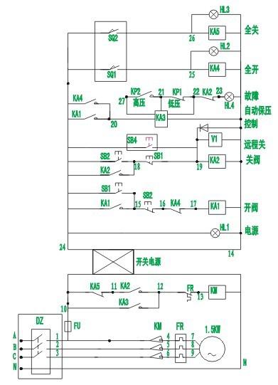 ckh741h液動(dòng)快關(guān)閥線路圖